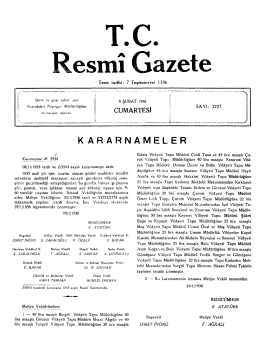 T . C . esmî Gazete