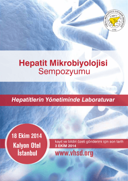 Sempozyumu Hepatit Mikrobiyolojisi