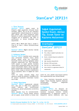 StenCare® 2EP231 - stenkim.com.tr