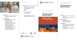 Contact Kayseri, Turkey 12 – 14 March 2015 ESCMID