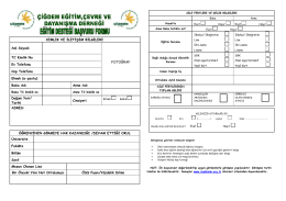 eğitim desteği başvuru formu-2014