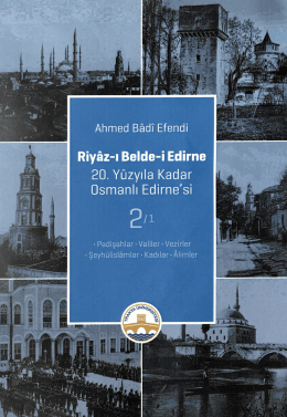 Riyâz-ı Belde-i Edirne 2-1 Cilt