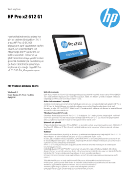 HP Pro x2 612 G1 - Hewlett Packard