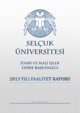 2014 - Selçuk Üniversitesi