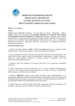 mersin büyükşehir belediyesi meski genel müdürlüğü 22 mart 2015