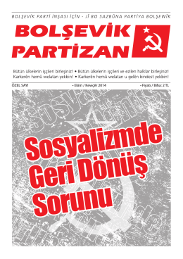 Bolşevik Partizan ÖZEL SAYI