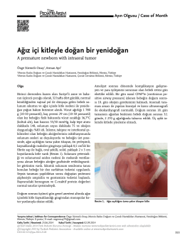 Tam Metin (PDF) - Türk Pediatri Arşivi