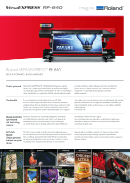 Roland VERSAEXPRESS™ RF-640 - OTS Dijital Baskı Çözümleri