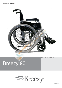 Breezy 90 - Akülü Tekerlekli Sandalye