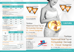 1.DUYURU - Türkiye Maternal Fetal Tıp ve Perinatoloji Derneği 9