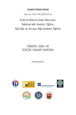 Türkiye-Gida-ve-icecek-sanayi-raporu-TUGIS - proje