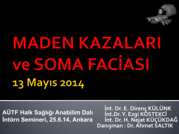 Haziran 2014, SOMA - Prof. Dr. Ahmet SALTIK