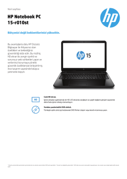 HP 15-r010st Notebook PC