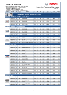1-Bosch Aü fiyat listesi 2014 (mayıs)