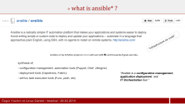 what is ansible* ?