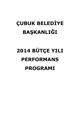 2014 performans raporu