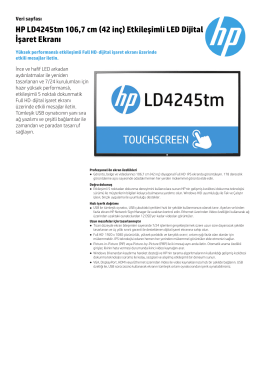 HP LD4245tm 106,7 cm (42 inç) Etkileşimli LED