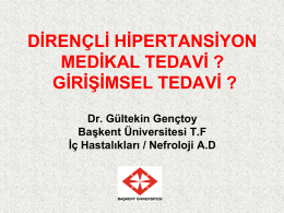 Dirençli hipertansiyon - Türk Nefroloji Derneği