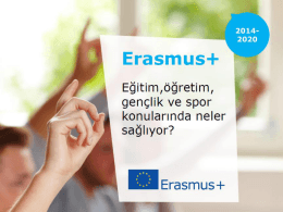 Erasmus Plus Nedir?