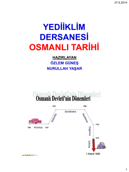 2014 kpss osmanlı tarihi yılsonu seminer sunumu