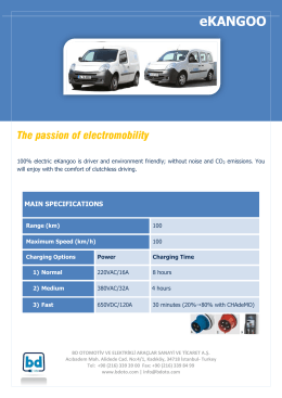 Download eKangoo vehicle specifications