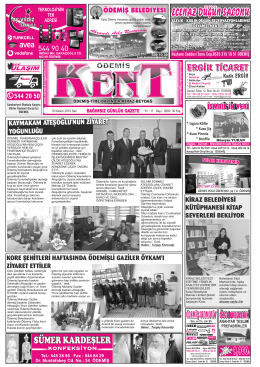18-11-2014 Tarihli Kent Gazetesi