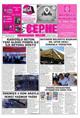 08.08.2014 Tarihli Cephe Gazetesi