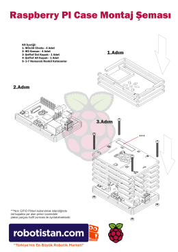 Raspberry PI Case Montaj Şeması