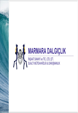 PDF Katalog - Marmara Diving