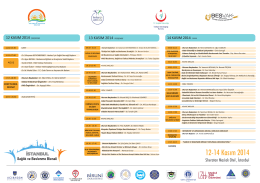 program 2 copy - İstanbul Sağlık ve Beslenme Bienali