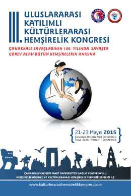 uluslararası katılımlı kültürlerarası hemşirelik kongresi