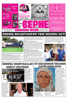 20.08.2014 Tarihli Cephe Gazetesi