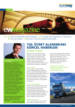 EW dergisi - EUROWAG.COM