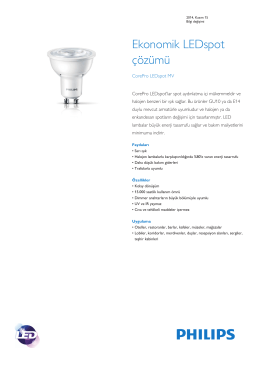 Product Familiy Leaflet: CorePro LEDspot MV