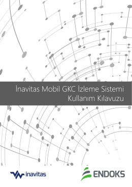 İnavitas Mobil GKC İzleme Sistemi Kullanım Kılavuzu