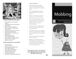 Mobbing - Orta Doğu Öğretim Elemanları Derneği