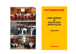 web - izmir semineri ve servis açılışı 7 May 2014