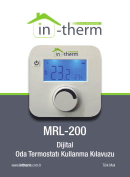 MRL-200 - Oda Termostatı