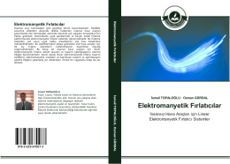 Elektromanyetik Fırlatıcılar - Çankırı Karatekin Üniversitesi