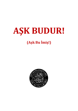 AŞK BUDUR! - WordPress.com