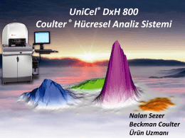 UniCel® DxH 800 Coulter® Hücresel Analiz Sistemi