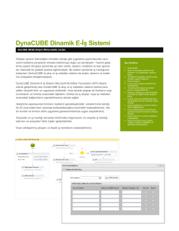 DynaCUBE Dinamik E-İş Sistemi