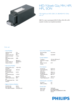 Product Leaflet: BHD HP-317