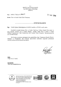 27 EKI 2014 - mersin - mezitli ilçe millî eğitim müdürlüğü