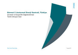 Gürmat 2 Jeotermal Enerji Santrali, Türkiye