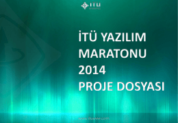 PowerPoint Sunusu - İTÜ Yazılım Maratonu 2014