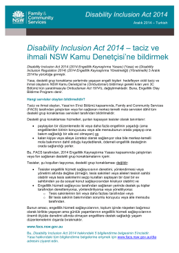 DIA fact sheet 5 - reporting abuse and neglect - Turkish