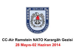 Almanya CC-Air Ramstein NATO Karargâhı Gezisi