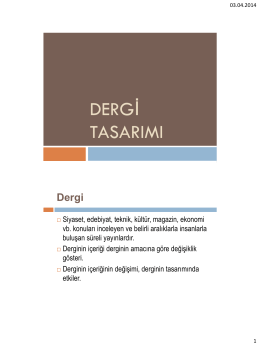 Dergi - Forum Ana sayfa