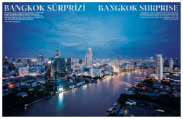 Bangkok SurpriSe BANGKOK SÜRPRİZİ